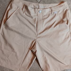 Puma Tan Athletic Shorts Lightweight Performance